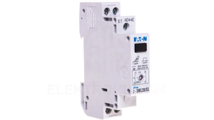Przełącznik modułowy z lampką sygnalizacyjną 16A 2Z Z-SWL230/SS 276306