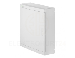 Rozdzielnica modułowa Elegant 2x12 natynkowa IP40 N+PE drzwi białe 2425-00