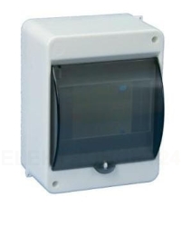 Rozdzielnica modułowa 1x3 natynkowa S-3 z szybką dymną IP30 (z N+PE) C.2061