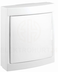 Rozdzielnica natynkowa 2x12 2-Rzędowa 24-Modułowa IP40 Drzwi Białe 90911524 Viko by Panasonic