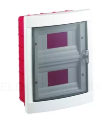 Rozdzielnica podtynkowa 2x8 2-Rzędowa 16-Modułowa IP40 Drzwi Transparentne 90912016 Viko by Panasonic