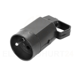 Gniazdo z uchem z uziemieniem 2P+Z 16A 250V IP20 c