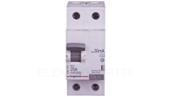 Wyłącznik różnicowoprądowy 2P 25A 0,03A typ AC P302 RX3 402024