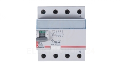 Wyłącznik różnicowoprądowy 4P 80A 0,3A typ AC P304 DX3 411725