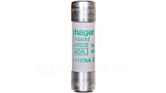 Bezpiecznik cylindryczny 14x51 aM 40A LF440M