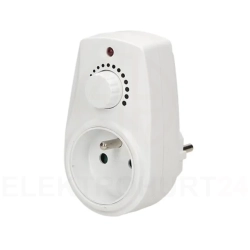 Ściemniacz z gniazdem sieciowym z/u max 280W OR-AE-13114