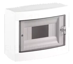 Rozdzielnica natynkowa 1-Rzędowa 8-Modułowa IP40 Drzwi Transparentne 90912108 Viko by Panasonic