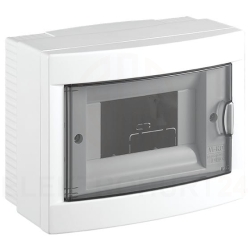 Rozdzielnica natynkowa 1-Rzędowa 6-Modułowa IP40 Drzwi Transparentne 90912106 Viko by Panasonic