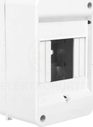 Rozdzielnica modułowa 1x4 natynkowa IP20 bez klapki z zaciskami S-4+N+PE 8005822 ENE-00358