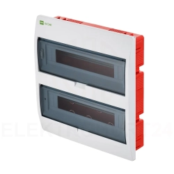 Rozdzielnica modułowa Elegant 2x18 podtynkowa IP40 N+PE 2417-01