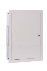 Rozdzielnica modułowa 3x18 podtynkowa IP31 z zamkiem RAL 9003 RPSM 54 Z (3X18) P48-3-18-20