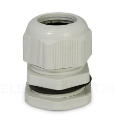 Dławnica kablowa fi 13-18mm M25 IP68 szara tworzywo 34.525