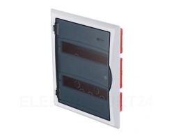 Rozdzielnica modułowa 2x12 p/t ECONOMIC BOX RP 2/24 drzwi transparentne (N+PE) IP40 2515-01