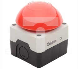 Kaseta sterownicza czarno-szara, stop bezpieczeństwa, ryglowany 72 mm (1NC), T0-P1C400E72