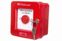 Wyłącznik alarmowy z zamkiem 2Z 2R 12A /WYŁĄCZNK GŁÓWNY/ IP55 WGZ-4s 921493