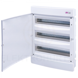 Rozdzielnica modułowa 3x18 podtynkowa /biała/ IP40 ECM3X18PO-s DIDO 001101098