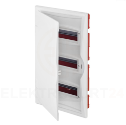 Rozdzielnica modułowa 3x12 p/t ECONOMIC BOX RP 3/36 drzwi białe (N+PE) IP40 2516-00