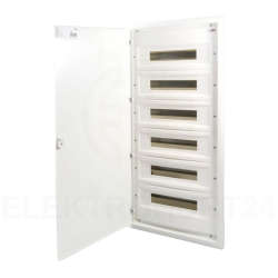Rozdzielnica modułowa 6x18 podtynkowa /drzwi metal/ IP40 ERP18-6 DIDO 001101218