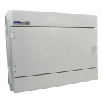 Rozdzielnica hermetyczna modułowa (500V AC ,1000V DC) 1x12 natynkowa IP65 RH-12/B 36.11