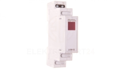 Lampka modułowa 1-fazowa czerwona LKM-03-10 230V LED EXT10000044