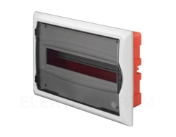 Rozdzielnica modułowa 1x12 p/t ECONOMIC BOX RP 1/12 drzwi transparentne (N+PE) IP40 2513-01