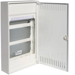 Rozdzielnica modułowa 3x12 natynkowa Patch Panel 3 gniazda 230V VOLTA VA36NWP