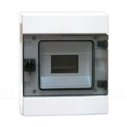 Rozdzielnica hermetyczna modułowa (500V AC ,1000V DC) 1x6 natynkowa IP65 RH-6 36.6