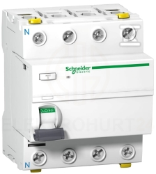 Wyłącznik różnicowoprądowy 4P 25A 0,03A typ AC iID A9Z11425