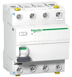 Wyłącznik różnicowoprądowy 4P 63A 0,03A typ A iID A9Z21463