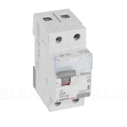 Wyłącznik różnicowoprądowy 2P 25A 0,1A typ AC P302 TX3 411519