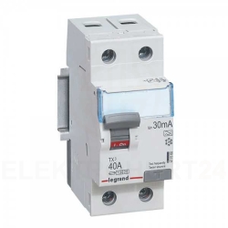 Wyłącznik różnicowoprądowy 2P 40A 0,03A typ A P302 TX3 411560