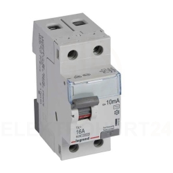 Wyłącznik różnicowoprądowy 2P 16A 0,01A typ AC P302 TX3 411502