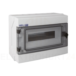 Rozdzielnica hermetyczna modułowa (500V AC ,1000V DC) 1x12 natynkowa IP65 RH-12 36.12