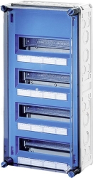 Skrzynka modułowa Mi, IP 65, wlk.4 - 4x12 modułów, z zaciskami Fixconnect Mi 1448 2000610