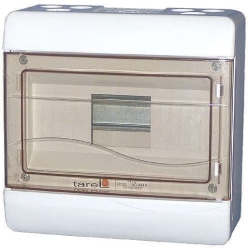 Rozdzielnica modułowa 1x5 natynkowa zaciski PE i N 1x16x10mm2 IP55 6661-205