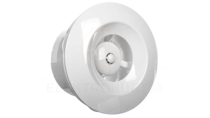 Wentylator sufitowy fi 150 20W 210m3/h 230V IPX4 biały ORBIT E0007 WXO150