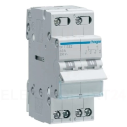 Przełącznik modułowy zasilania I-0-II (sieć-agregat) 32A 2P SFT232