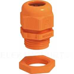 Dławnica kablowa poliamidowa M25 IP68 V-TEC VM25+ OR pomarańczowa 7205663 /10 szt./