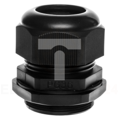 Dławnica kablowa poliamidowa PG29 IP68 DP 29/H BK czarna E03DK-01030300601