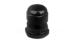 Dławnica kablowa poliamidowa PG21 IP68 DP 21/H BK czarna E03DK-01030300501 /50szt./