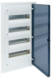 Rozdzielnica modułowa 4x12 podtynkowa IP40 Golf (drzwi transparentne) VF412TD