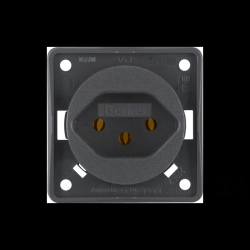 Integro Flow Gniazdo z/u /Szwajcaria/ typ 13 antracyt mat 962492505