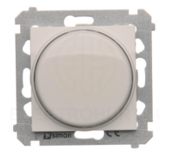 Simon 54 Ściemniacz obrotowy do LED ściemnialnych 230V (moduł) 2–250W biały DS9L.01/11