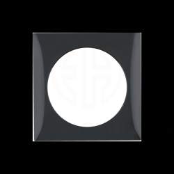 Integro Flow Ramka pojedyncza czarna 918272510