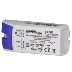 Transformator elektroniczny 230/11,5V 0-60W ETZ60 LDX10000042