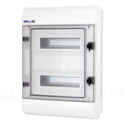 Rozdzielnica hermetyczna modułowa 2x12 podtynkowa IP65 RHp-24 36.240