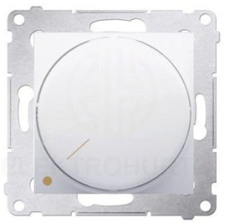 Simon 54 Ściemniacz obrotowy dwubiegunowy LED 5-215W biały DS9L2.01/11 WMDS-004xL2-011