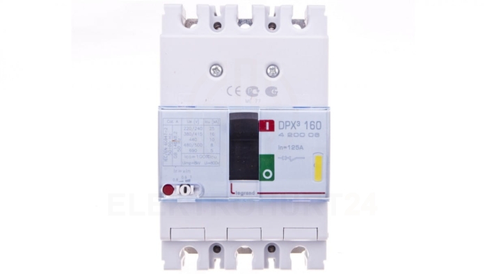 Wyłącznik mocy 3P 125A 16kA DPX3 125 420006