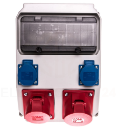 Rozdzielnica budowlana ADAMÓW 32A/5P, 16A/5P, 2x2P+Z 9036830W