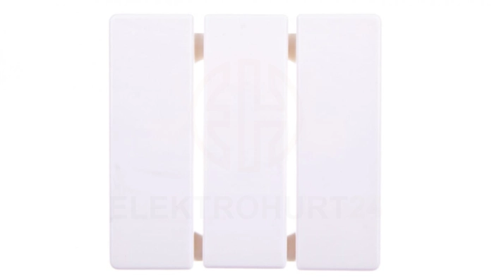 Klawisz 3-biegunowy przycisk biały tworzywo 16656089